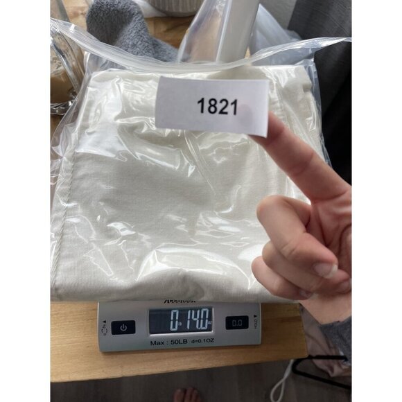 Talbots Corduroy Straight Leg Pants Size 4 Ivory Stretch Winter White Office - Picture 11 of 11